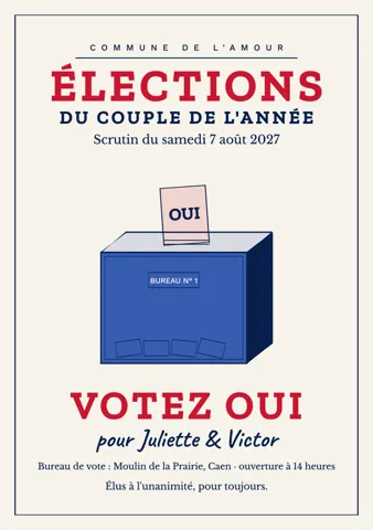 Faire-part Le Bulletin de vote