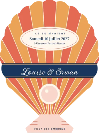 Faire-part La Saint-Jacques