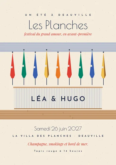 Faire-part Les Planches