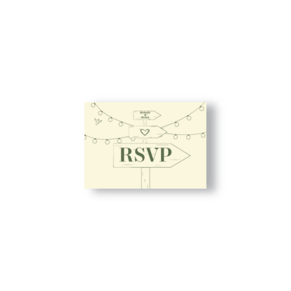 Carte RSVP – Collection Champêtre
