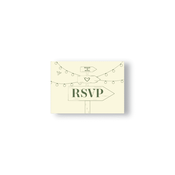 Carte RSVP – Collection Champêtre