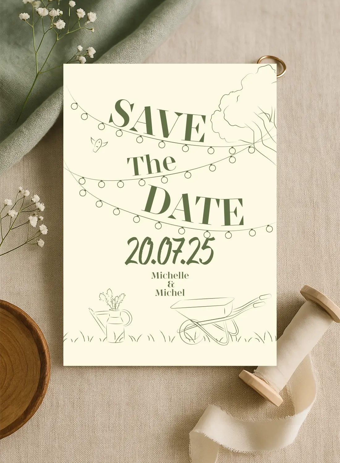 Save the Date – Collection Champêtre
