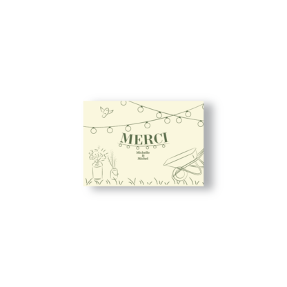 Carte de Remerciement – Collection Champêtre