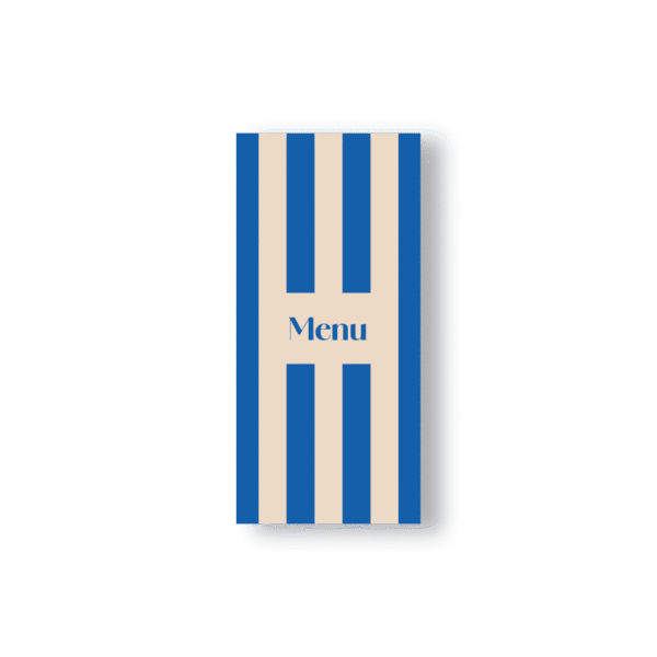 Menu de Mariage Deauville – Plage, Ciné et Parasols
