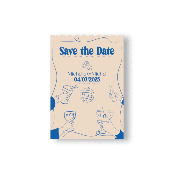 Save the Date - Collection Dolce Vita - Version Illustrée