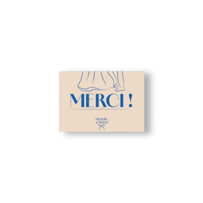 Remerciement Dolce Vita – Clean & Simple