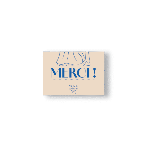 Remerciement Dolce Vita – Clean & Simple