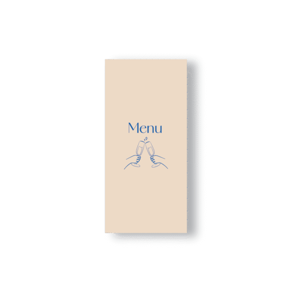 Menu de Mariage Dolce Vita – Version Clean