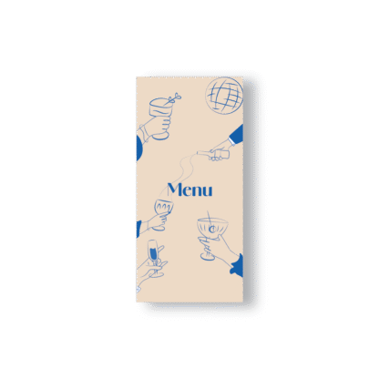 Menu de Mariage Dolce Vita – Version Champagne