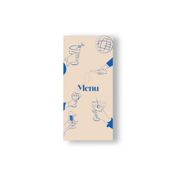 Menu de Mariage Dolce Vita – Version Champagne