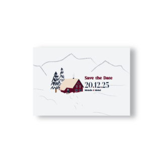 Save the Date – Collection Hiver Chalet