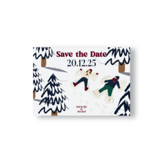 Save the Date – Collection Hiver Bonhomme de Neige
