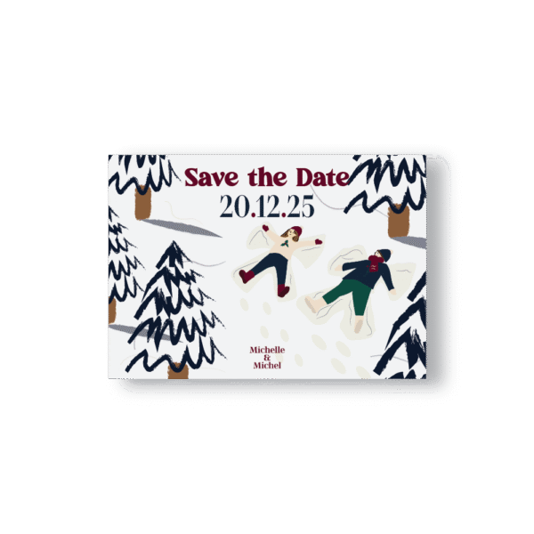 Save the Date – Collection Hiver Bonhomme de Neige