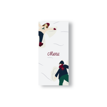 Menu – Collection Hiver Bonhomme de Neige