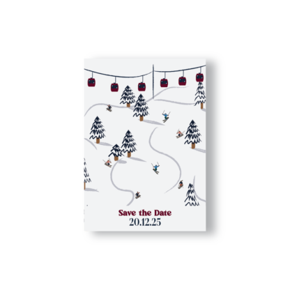 Save the Date – Collection Hiver Sapin