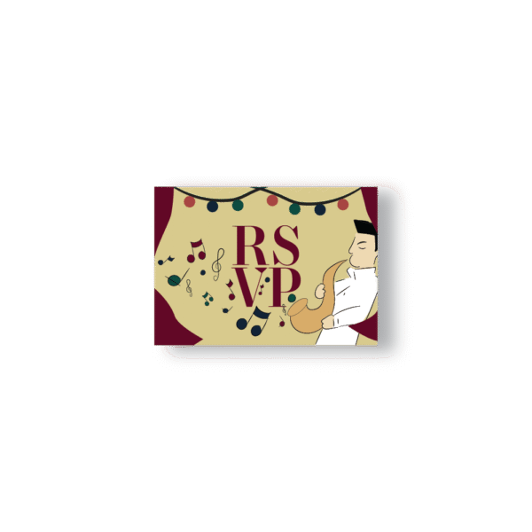 Carte RSVP – Collection Soirée Parisienne