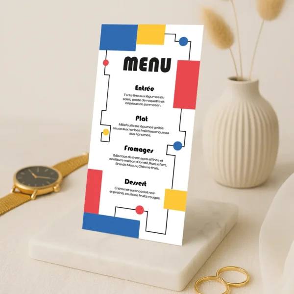 Menu – Collection Inspiration Bauhaus