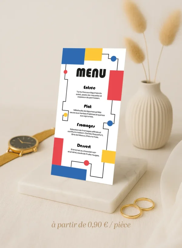 Menu – Collection Inspiration Bauhaus