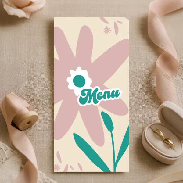 Menu Échinacée - Collection Fleurs avant