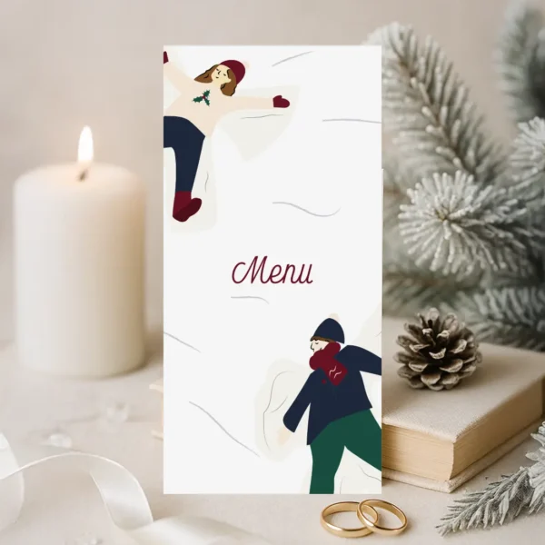 Menu – Collection Hiver Bonhomme de Neige