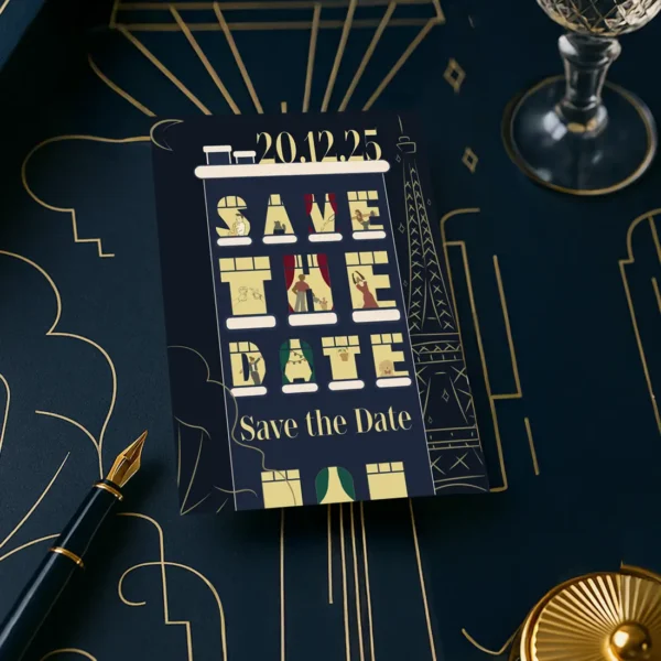 Save the Date – Collection Soirée Parisienne
