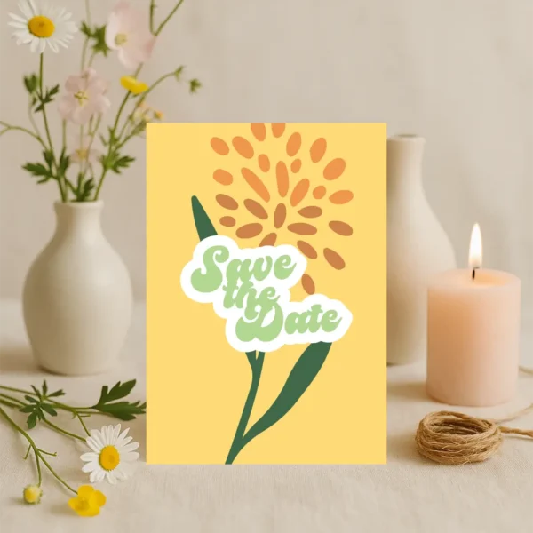 Save the Date "Pissenlit" – Collection Fleur
