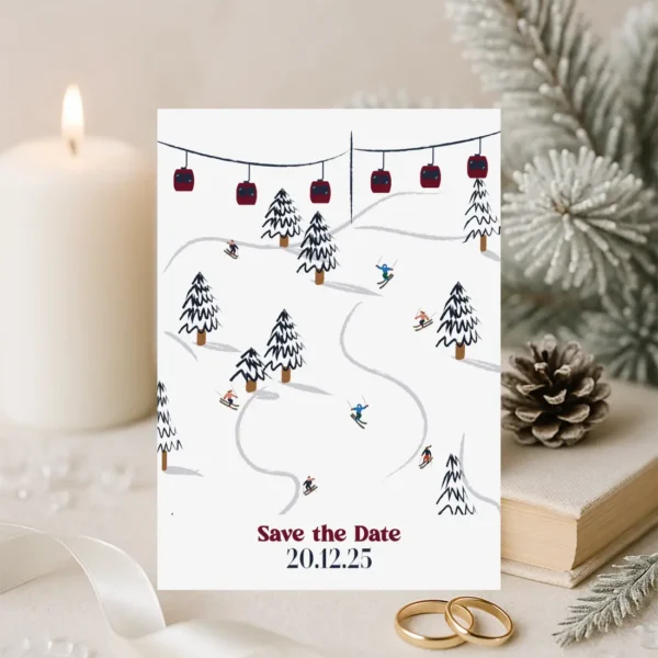 Save the Date – Collection Hiver Sapin