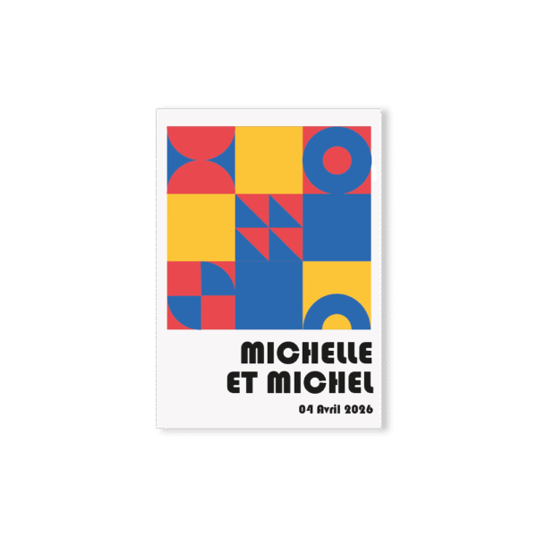 Faire-Part – Collection Inspiration Bauhaus