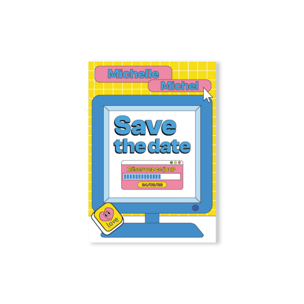 Save the Date - Collection Blog Retro