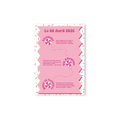 Faire-Part – Collection Bonbon