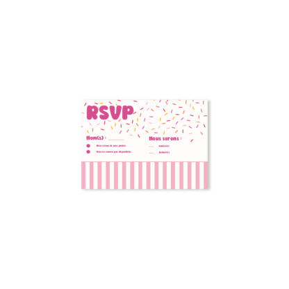 Carte RSVP Bonbon – Collection Bonbon