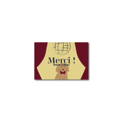 Carte de Remerciement – Collection Soirée Parisienne