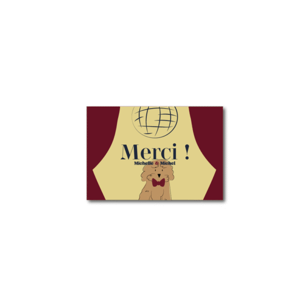 Carte de Remerciement – Collection Soirée Parisienne