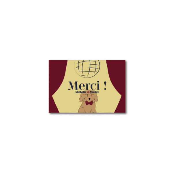 Carte de Remerciement – Collection Soirée Parisienne