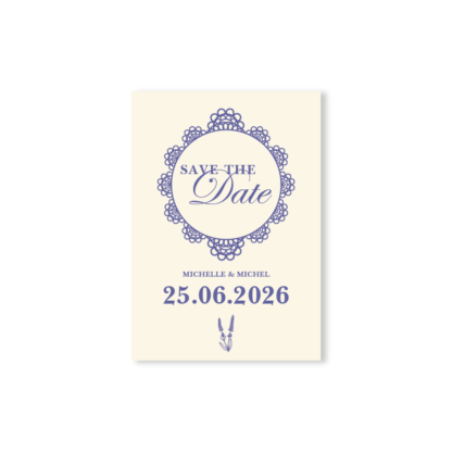 Save the Date Dentelle – Collection Dentelles