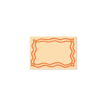 Carte de Remerciement – Collection Soirée Disco Orange