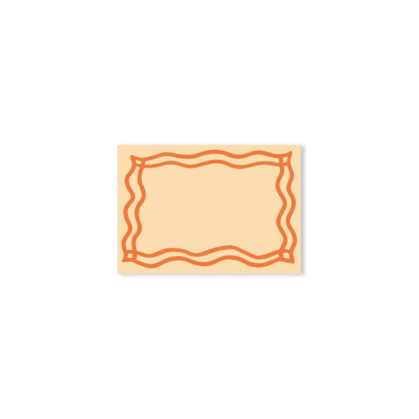 Carte de Remerciement – Collection Soirée Disco Orange
