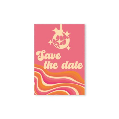 Save the Date – Collection Soirée Disco - "Boule à Facette"