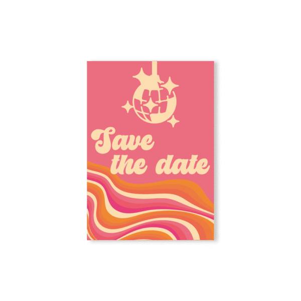 Save the Date – Collection Soirée Disco - "Boule à Facette"