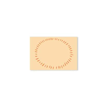 Carte de Remerciement – Collection Soirée Disco "Dance" Orange