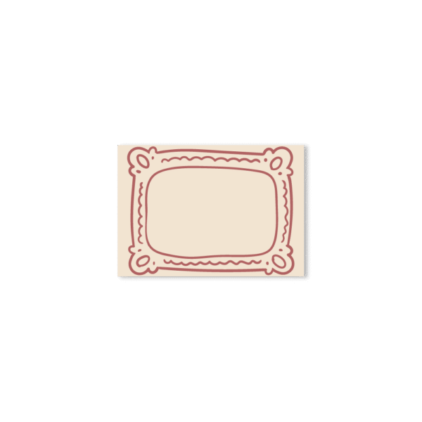 Carte de Remerciement Coquelicot – Collection Fleur