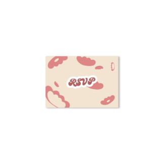 RSVP Coquelicot – Collection Fleur Rose nude & vieux rose