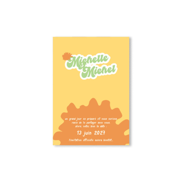 Save the Date "Pissenlit" – Collection Fleur