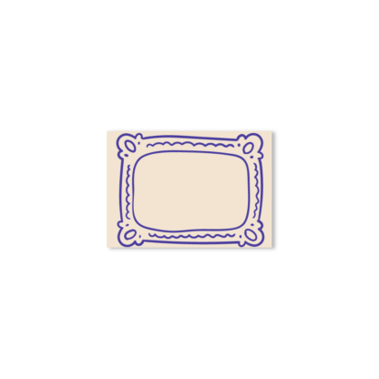 Carte de Remerciement Violette – Collection Fleur