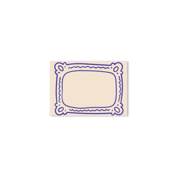 Carte de Remerciement Violette – Collection Fleur