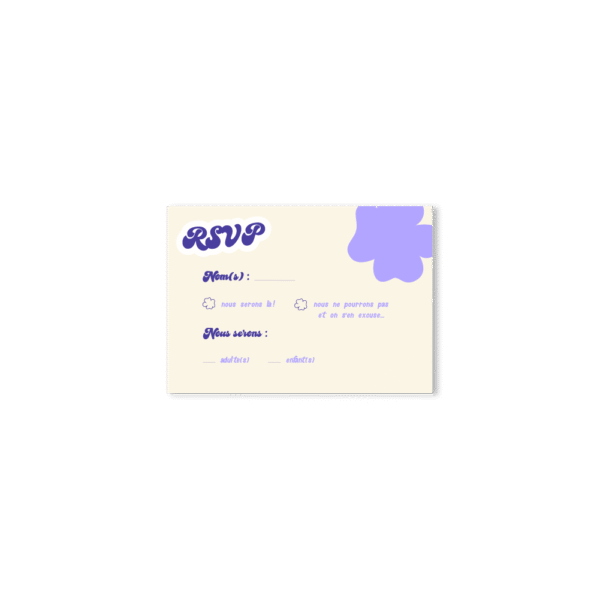 RSVP Violette – Collection Fleur