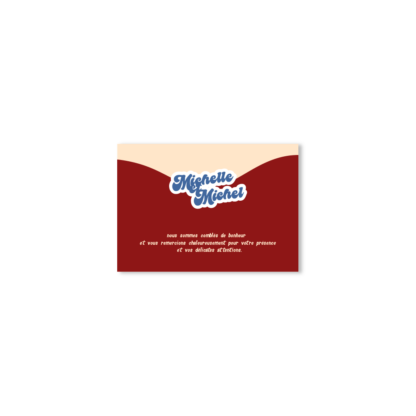 Carte de Remerciement Anémone – Collection Fleur