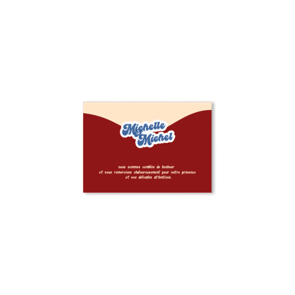 Carte de Remerciement Anémone – Collection Fleur