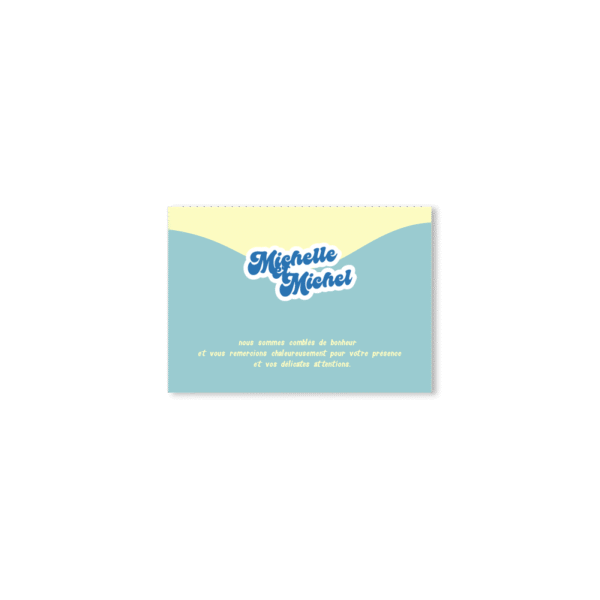 Carte de Remerciement Tropicale – Collection Fleur