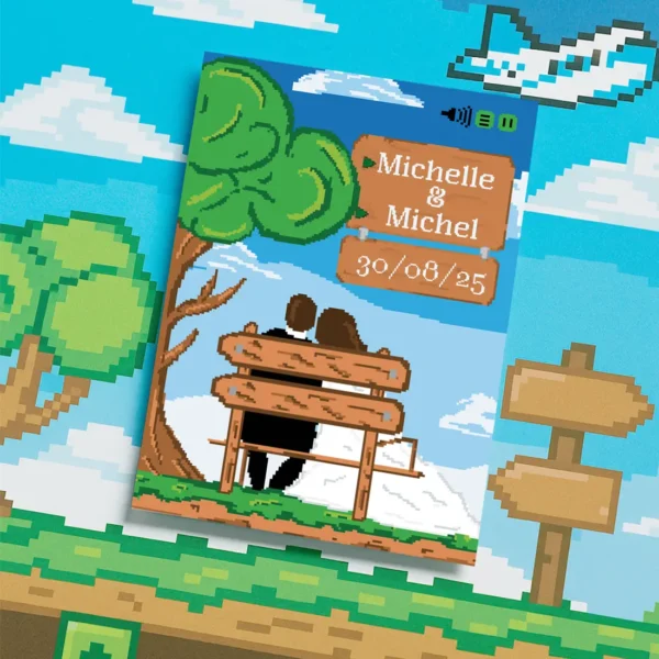 Faire-Part M. Mme – Collection Pixel
